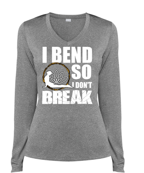 I Bend So I Don't Break T Shirt, I Love Yoga T Shirt