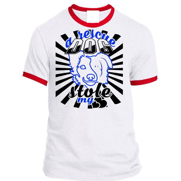 A Rescue Dog Stole My Heart T Shirt, My Life T Shirt, I Love Dog T Shirt
