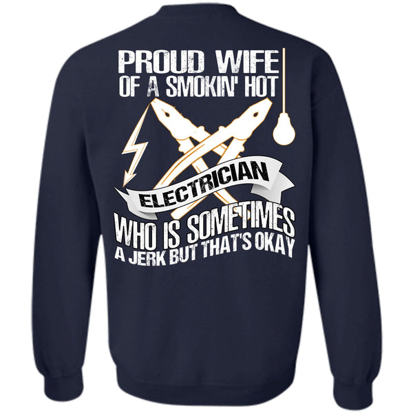 Smoking Hot Electrician T Shirt, I Love Electrician Sweatshirt
