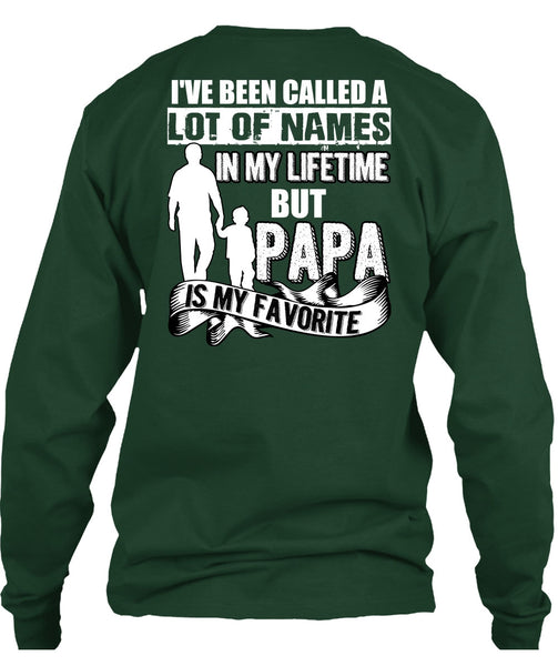 Papa Is My Favorite T Shirt, Being A Dad T Shirt