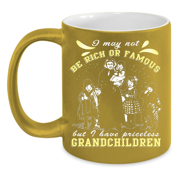 I Have Priceless Grandchildren Coffee Mug, Cute Grandparent Coffee Cup
