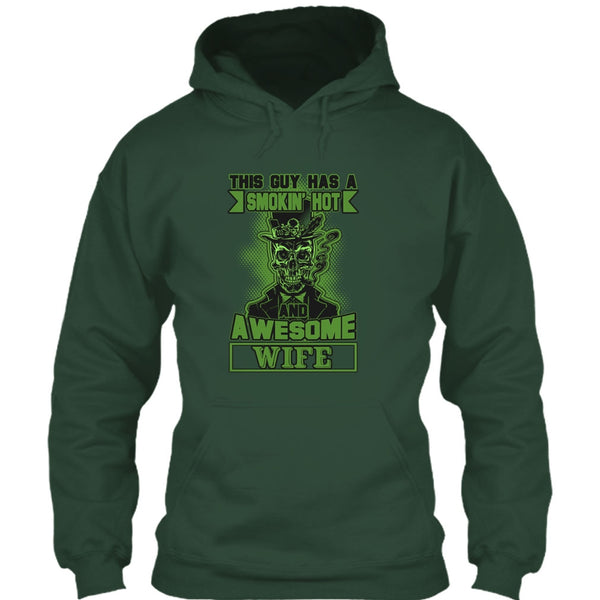 Smoking Hot And Awesome Wife T Shirt, Funny Husband T Shirt