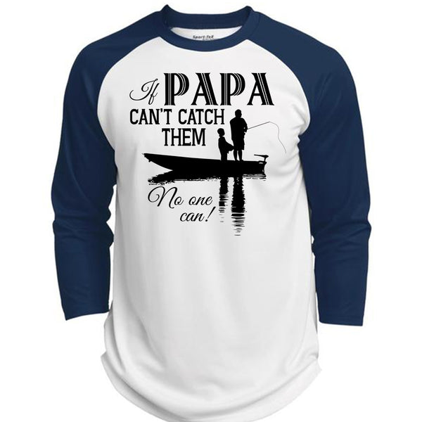 If Papa Can't Catch Them No One Can T Shirt, My Favorite T Shirt  (Polyester Game Baseball Jersey)