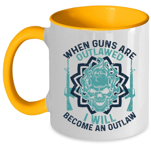 Funny Gift For Gunaholic Coffee Mug, Funny Gunner Accent Mug