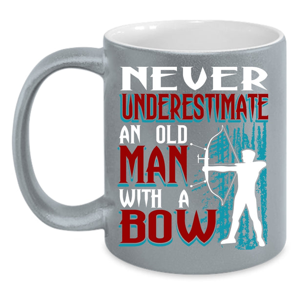 An Old Man With A Bow Coffee Mug, Awesome Grandpas Coffee Cup