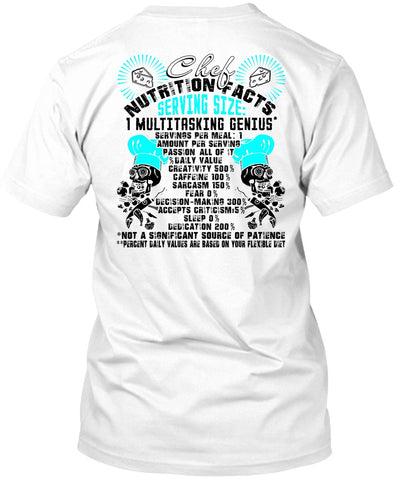 A black t-shirt with the shopify logo