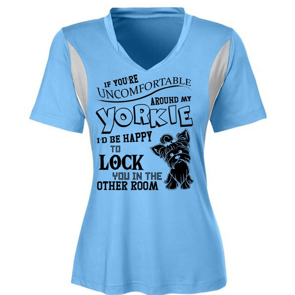Around My Yorkie T Shirt, I Love My Dog T Shirt, Awesome T-Shirts
