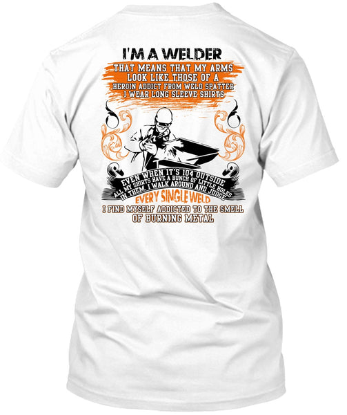 A black t-shirt with the shopify logo