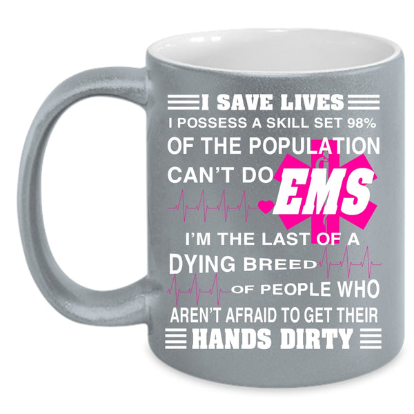 I Save Lives Coffee Mug, Cute Gift For Nurse Coffee Cup