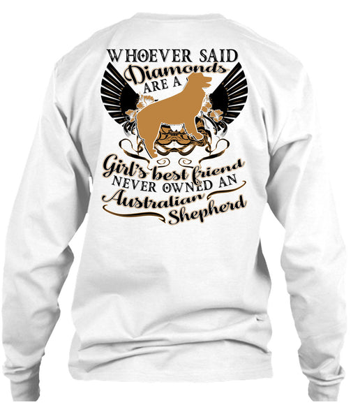 Diamonds Are A Girl's Best Friend T Shirt, I Love My Dog T Shirt