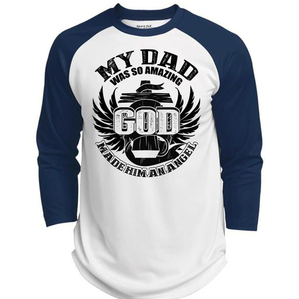 My Dad Was So Amazing T Shirt, I Love Dad T Shirt, Awesome T-Shirts  (Polyester Game Baseball Jersey)