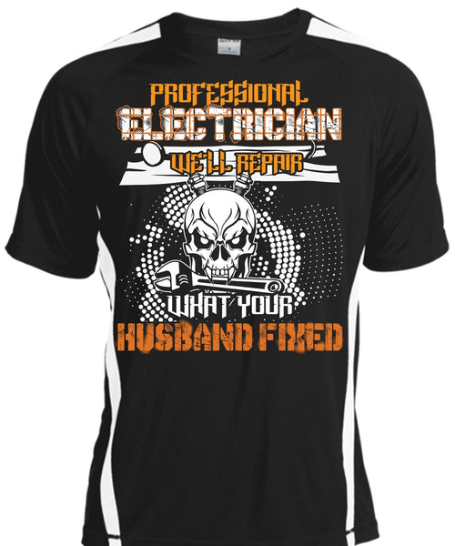 A black t-shirt with the shopify logo