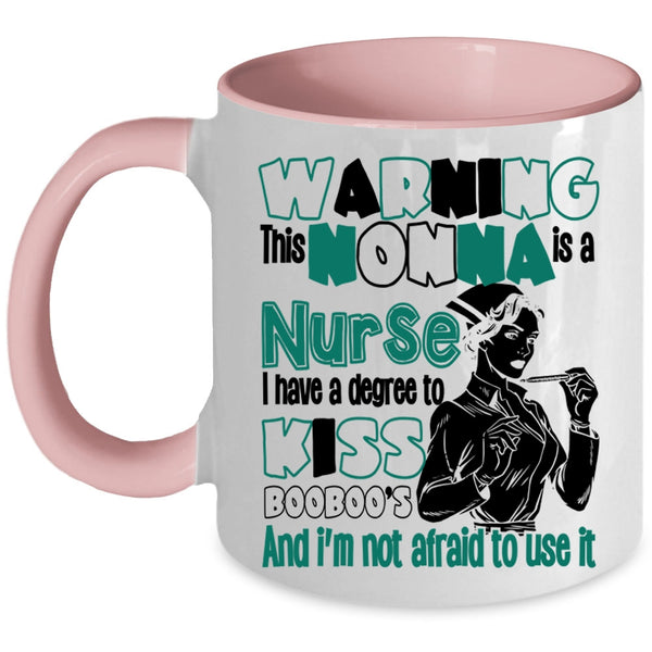Cute Nurses Coffee Mug, This Nonna Is A Burse Accent Mug