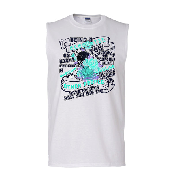 A black t-shirt with the shopify logo