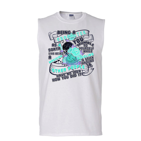 A black t-shirt with the shopify logo