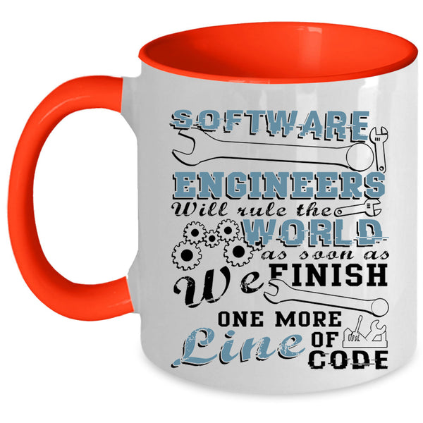 Cool Job Title Coffee Mug, Software Engineers Accent Mug