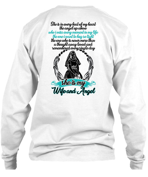 She Is My Wife And Angel T Shirt, I Love Wife T Shirt