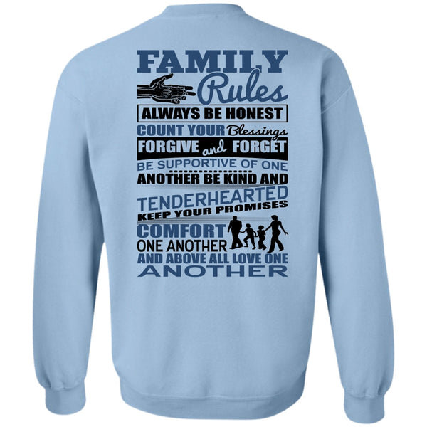 I Love Papa T Shirt, Family Rules Sweatshirt