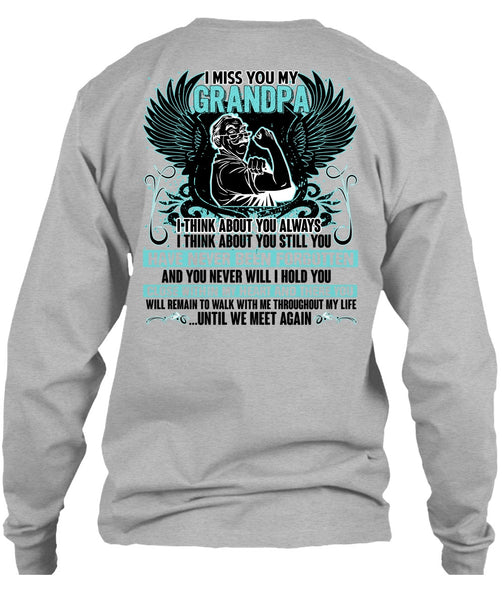 I Miss You My Grandpa T Shirt, I Love Grandpa T Shirt