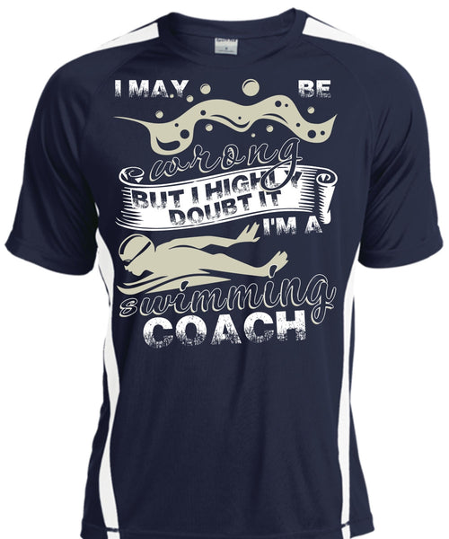 I'm A Swimming Coach T Shirt, Being A Swimmer T Shirt, Cool Shirt