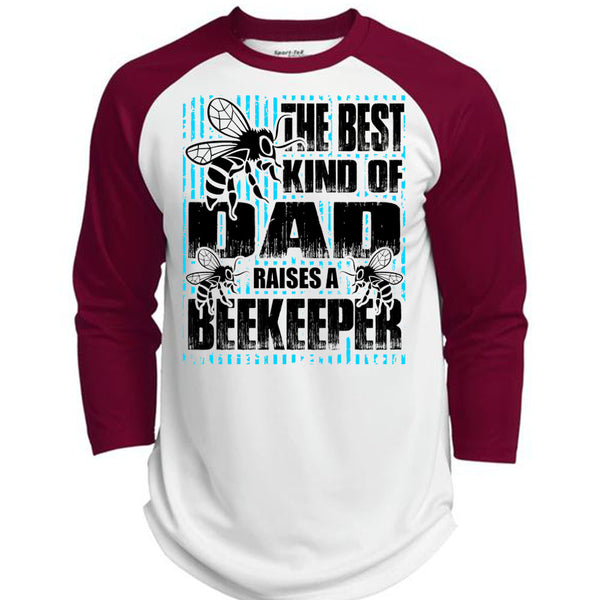 The Best Kind Of Dad T Shirt, I Love Beekeeper T Shirt, Awesome T-Shirts  (Polyester Game Baseball Jersey)