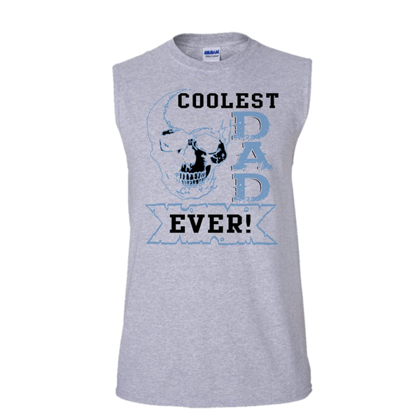 Coolest Dad Ever T Shirt, Best Dad Ever T Shirt, Awesome t-shirts (Men's Cotton Sleeveless)