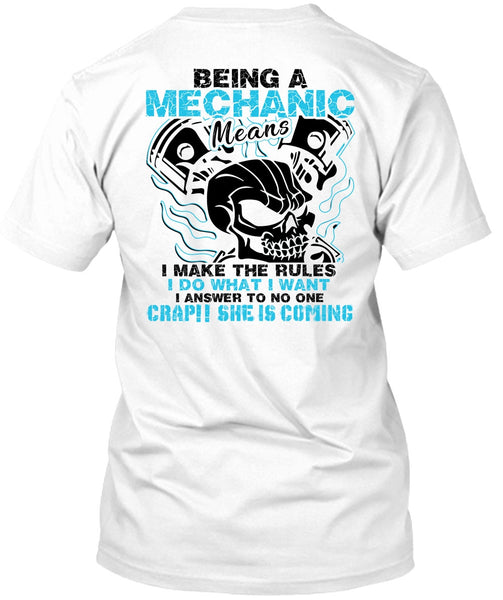 A black t-shirt with the shopify logo