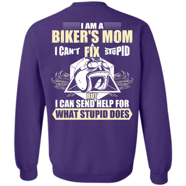 Fix Stupid T Shirt, I Love Biking Sweatshirt