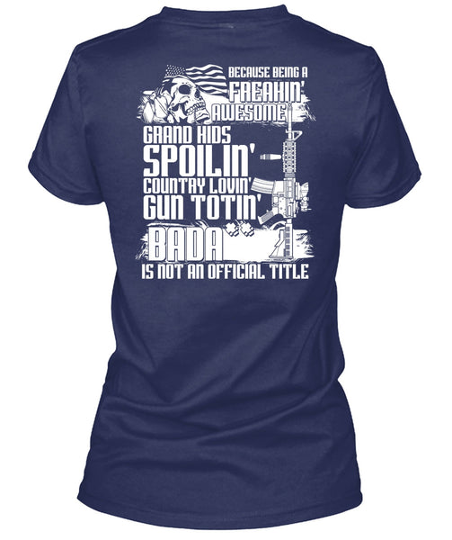 Grandkids Spoiling Country Loving Gun T Shirt, I Love Veteran T Shirt