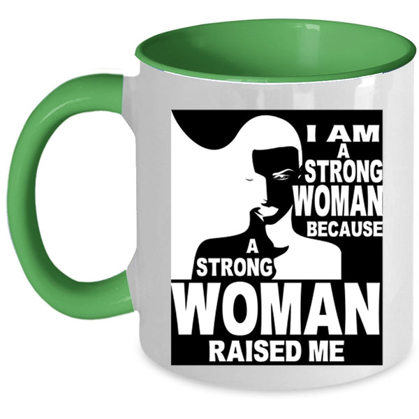Cool Gift For My Daughter Coffee Mug, I Am A Strong Woman Accent Mug