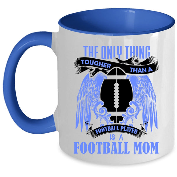 Football Mom Coffee Mug, Football Player Accent Mug