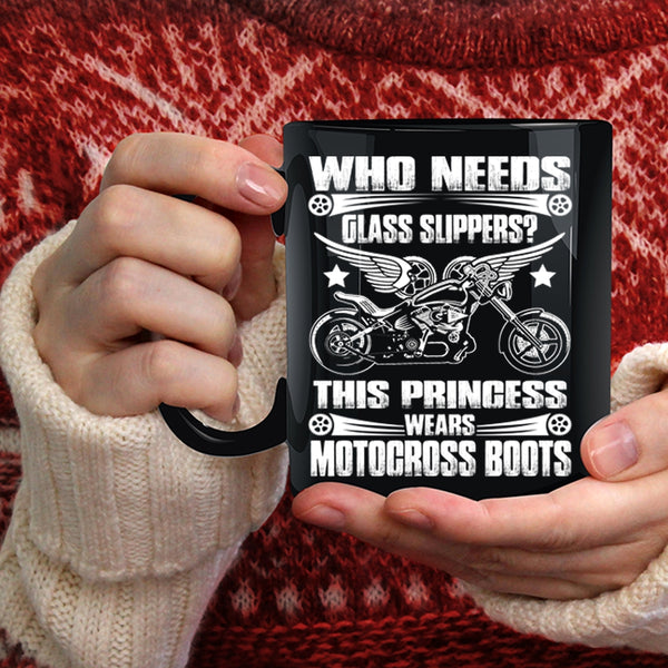 This Princess Wears Motocross Boots Coffee Mug, Awesome Motorcycles Coffee Cup
