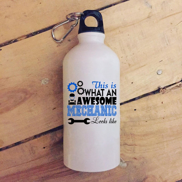 This Is An Awesome Mechanic 20 oz Stainless Steel Bottle,Awesome Mechanic Outdoor Sports Water Bottle