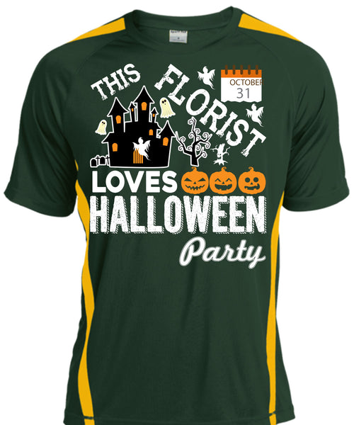 This Florist Loves Halloween Party T Shirt, I Love Florist T Shirt, Cool Shirt