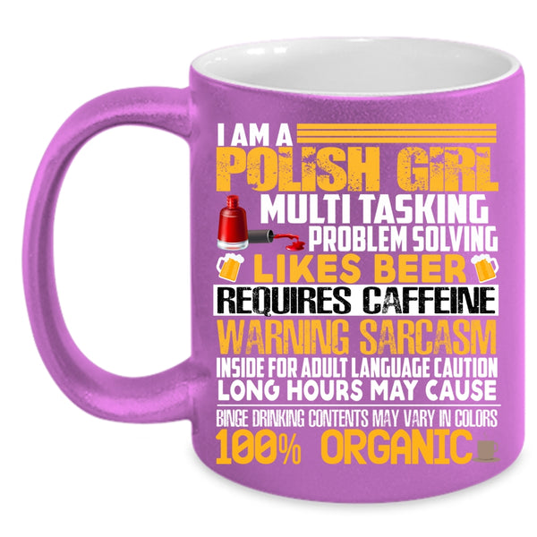 I Am A Polish Girl Coffee Mug, Cute Gift For Polish Girl Coffee Cup