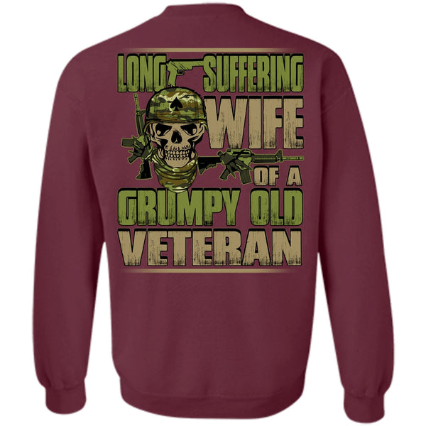 Grumpy Old Veteran T Shirt, I Love Veteran Sweatshirt