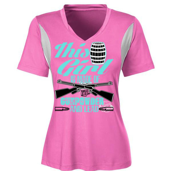 This Girl Is Made Of Gunpowder T Shirt, I Love Veteran T Shirt, Awesome T-Shirts