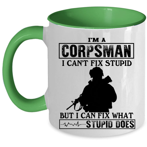 Cool Gift For Corpsman Coffee Mug, I'm A Corpsman Accent Mug