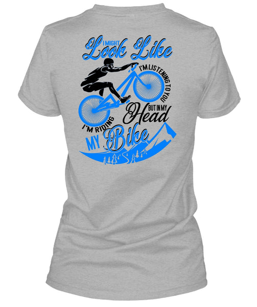 I'm Riding My Bike T Shirt, I Love Biker T Shirt