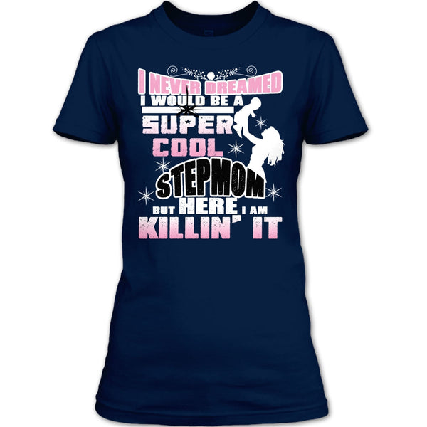 A black t-shirt with the shopify logo