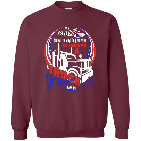 Gift For Son T Shirt, Coolest Trucker Ever Sweatshirt