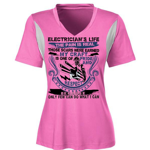 Electrician's Life The Pain Is Real T Shirt, I Love Electrician T Shirt, Awesome T-Shirts
