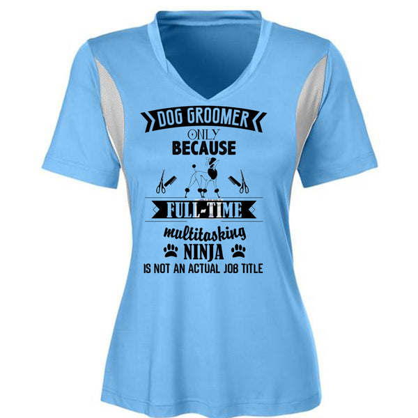 Dog Groomer Only Because Full-Time Multitasking T Shirt, Being A Dog Groomer T Shirt, Awesome T-Shirts