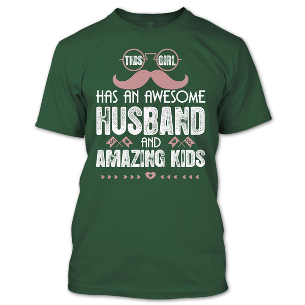 This Girl Has An Awesome Husband T Shirt, Husband T Shirt