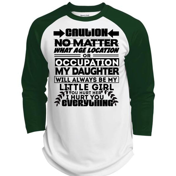 Age Location Or Occupation My Daughter T Shirt, I Love Daughter T Shirt, Awesome T-Shirts  (Polyester Game Baseball Jersey)