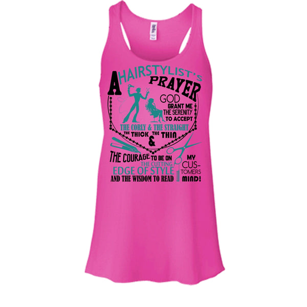 A Hair Stylist's Prayer T Shirt, Coolest Hair Stylist Tank Top