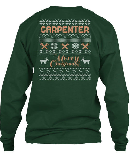 Carpenter Merry Christmas T Shirt, Being A Carpenter T Shirt