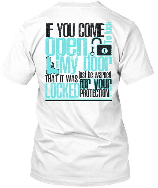 A black t-shirt with the shopify logo