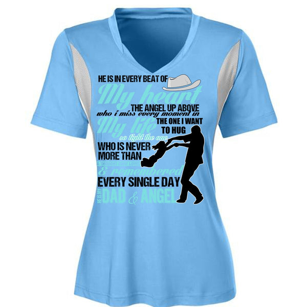 He Is My Dad And Angel T Shirt, I Love Dad T Shirt, Awesome T-Shirts