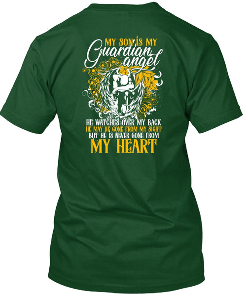 My Son Is My Guardian Angel T Shirt, My Heart T Shirt